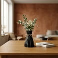 thumbnail image 5 of REGALWOVEN Modern Geometric Flower Vase, Unbreakable Vase for Home Decor Black 4.7"L x 4.7"W x 6.7"H, 5 of 6