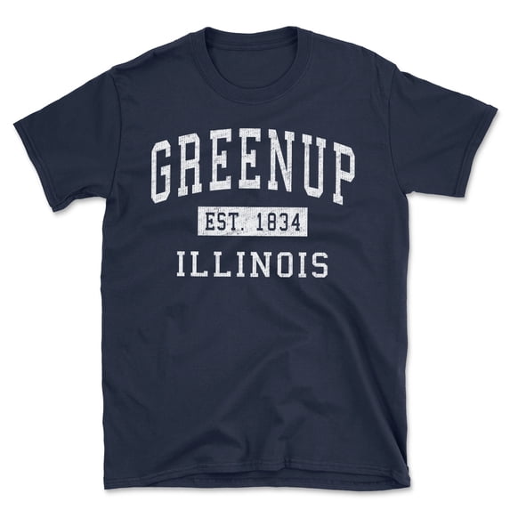 Greenup Illinois Classic Established Men's Cotton T-Shirt
