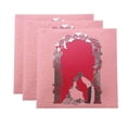 thumbnail image 2 of 3 piezas de tarjetas de invitación de boda elegantes para decoración de aniversario de compromiso de boda, 2 of 8