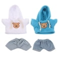 thumbnail image 1 of Conjunto de 4 sudaderas de oso: Ropa para muñecos de peluche, sudadera con pantalón y pantalones para muñecos de peluche de 20 cm. Crea tu propia ropa y accesorios de oso. Ropa para peluches., 1 of 5