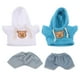 thumbnail image 1 of Conjunto de 4 sudaderas de oso: Ropa para muñecos de peluche, sudadera con pantalón y pantalones para muñecos de peluche de 20 cm. Crea tu propia ropa y accesorios de oso. Ropa para peluches., 1 of 5