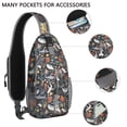 thumbnail image 2 of Crossbody Sling Backpack for Women Men Deep Sea Ocean Nautical Whale Shark Shoulder Sling Crossbody Casual Chest Bag for Travel Sports Running Hiking, 2 of 6
