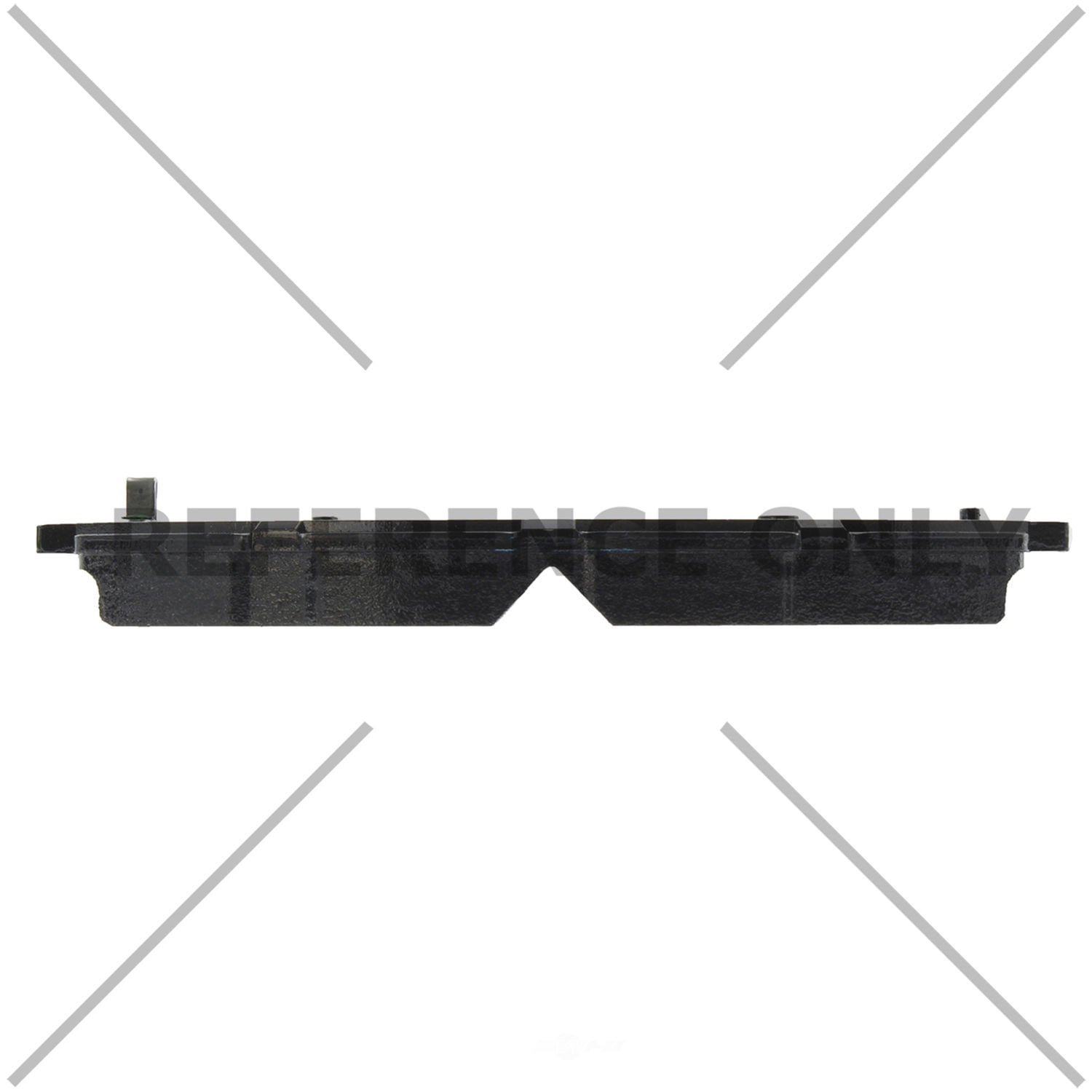 Centric Parts 106.61070 Posi Quiet Extended Wear Brake Pads with Shims and Hardware