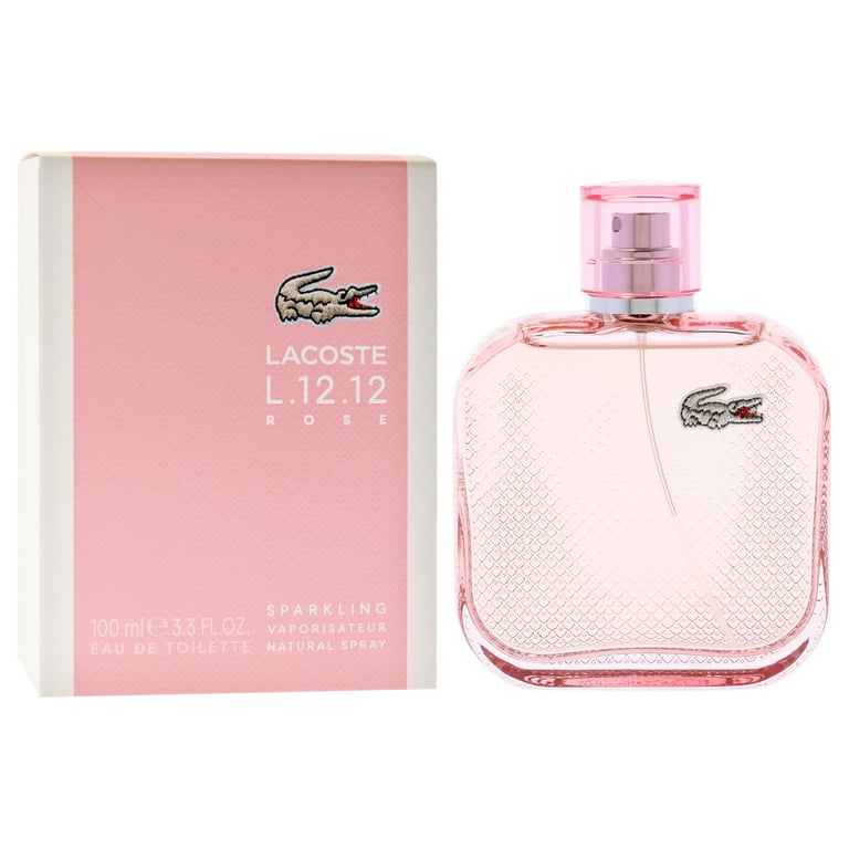 Lacoste Eau De Lacoste L.12.12 Rose Sparkling Eau De Toilette Spray By Lacoste - 3.3 oz Lacoste Eau De Lacoste L.12.12 Rose Sparkling Eau De Toilette Spray By Lacoste - 3.3 oz