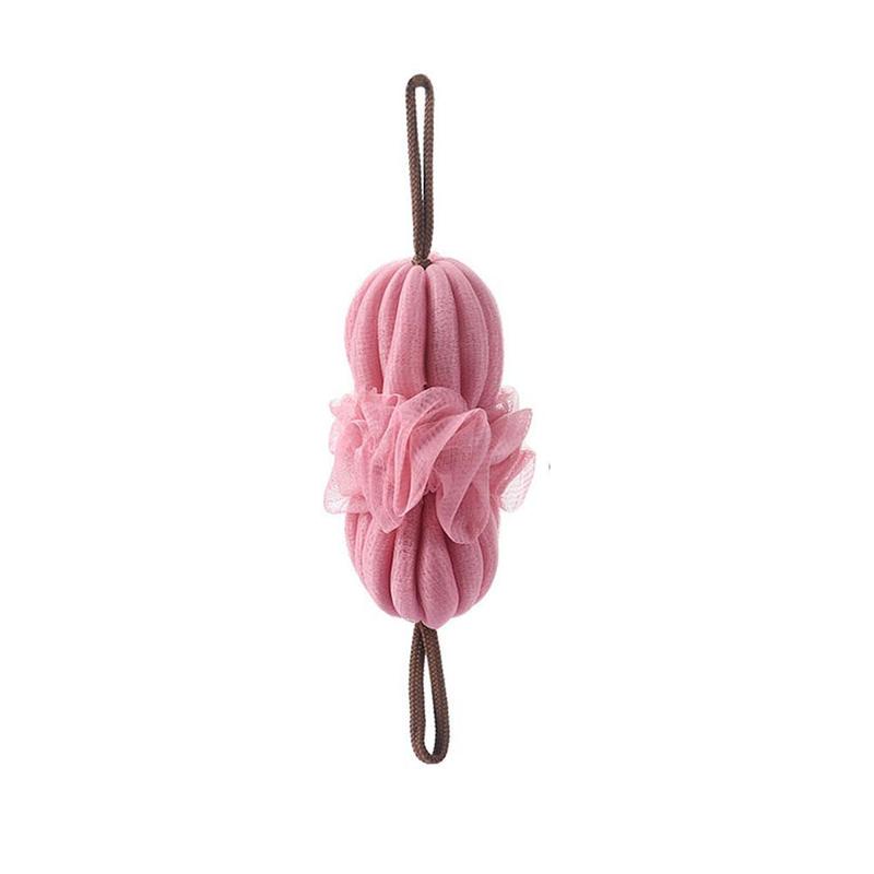 Adult Bath Sponge Flower Pull Back Scrubber Long Bath Bathing Foam