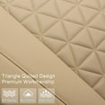 thumbnail image 3 of Faux Leather Front Car Seat Cover Individual Pack Bottom Seat Cushion Cover Non-Slip Universal Fit for Most Cars SUV Truck, 3 of 13