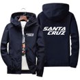 thumbnail image 1 of Men's Jacket Spring and Autumn Fashion Santa Cruz Print Slim Top Casual Baseball Pilot Zip 2024, 1 of 5