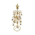 thumbnail image 1 of Mini árbol de Navidad de hierro, arte, árbol Artificial, artesanía, adorno de mesa con campana Dorado Zulema Árbol de Navidad, 1 of 8