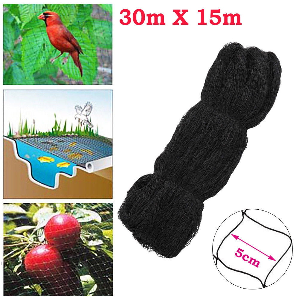 Anti Bird Netting Barrier Bird Poultry Garden Orchard Vegetable Farm 100' X 50'