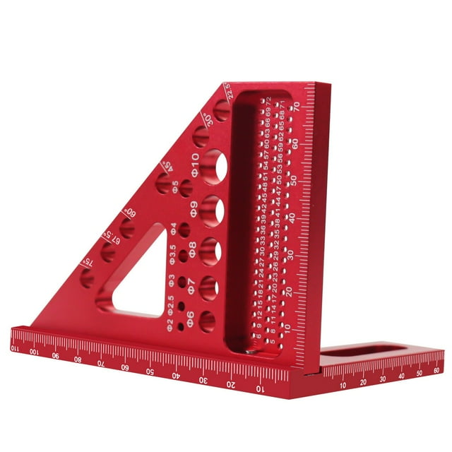 Birdeem Woodworking with Dowel Aluminum Alloy Square Marking Hole Measuring Layout