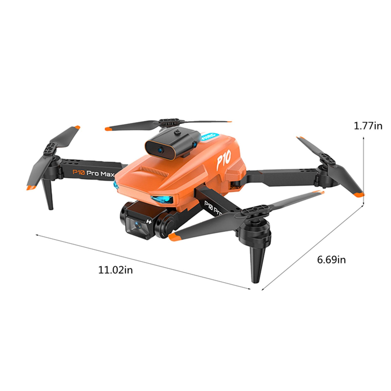 Drone  P10 360° Intelligent Obstacle Avoidance Drone Dual-lens Aerial Photography Quadcopter Remote Control Aircraft Drone Drones with Camera for Adults 4k on Clearance