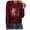 Red christmas sweatshirt, variant on pimelu Christmas Shirts Womens Long Sleeve Tops Christmas Fashion Santa Claus Print Graphics Pullover Blouses Plus Size Round Neck Ladies Merry Christmas Shirts