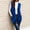 Blue, variant on Womens Velvet Vest Sleeveless Open Front Party Lightweight Long Cardigan with Pockets Vintage Fall Winter Layering Duster Coat