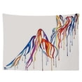 thumbnail image 1 of Tapiz de microtela Sexy Beauty con líneas fluidas, 150 x 130 cm, 1 of 3
