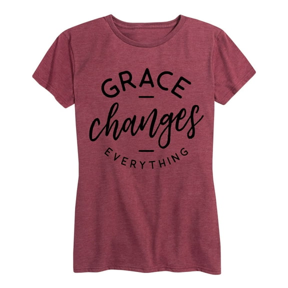Solid Light - Grace Changes Everything - Women's Short Sleeve Graphic T-Shirt