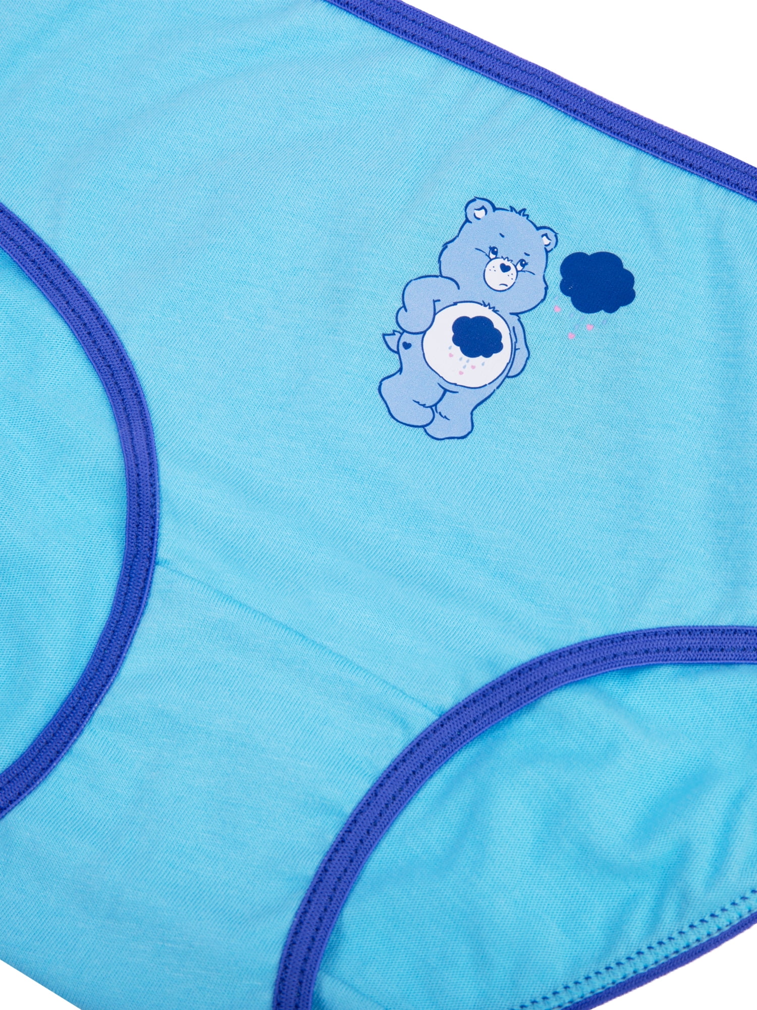 Care Bears Girls Cotton Brief Character Underwear, 7-Pack, Size 4-6