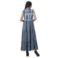 thumbnail image 4 of Moomaya Long Shirt Dresses Women Printed Sleeveless Sundress Button Shirt, 4 of 5