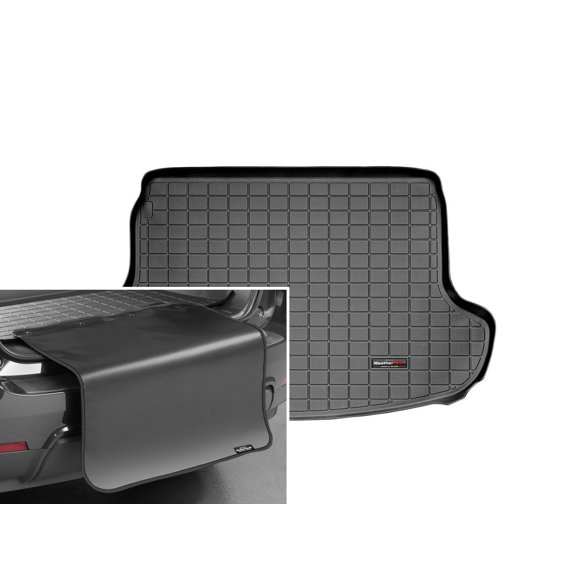 WeatherTech Cargo Trunk Liner with Bumper Protector compatible with Infiniti EX, QX50 - Trunk With Bumper Protector, Black
