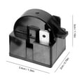 thumbnail image 2 of PTOOTP Refrigerator Thermal Overload Protector for Home Use, Cooling System Safety Device, 2 of 8