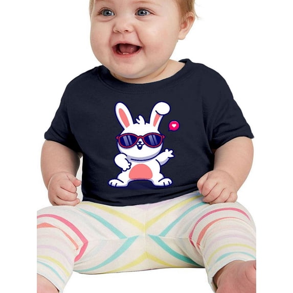 Cool Glasses Rabbit T-Shirt Infant -Image by Shutterstock, 6 Months
