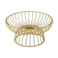 thumbnail image 4 of Soporte para frutas Tazón para servir Bandeja de frutas Soporte para pasteles Cesta de almacenamiento de pan redondo Tazón de frutas , Los 25CM Macarena canasta de frutas, 4 of 8