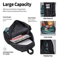 thumbnail image 4 of Balery Textured Bald Eagle Mochila escolar 3 en 1 para niños: mochila resistente con lonchera térmica y estuche para lápices. Mochila escolar para niños y niñas., 4 of 7