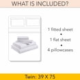 thumbnail image 5 of PRATYUX Twin 6-PC Sheet Set 1000-TC 100% Egyptian Cotton, 30" Deep Pockets - Taupe, 5 of 7