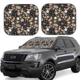 thumbnail image 1 of Fotbe Floral Insects Juego de 2 Piezas de Parasoles para Parabrisas | Bloqueador Solar para Auto | Accesorios Plegables para Protección Solar Interior-Medium, 1 of 6