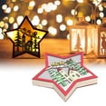 thumbnail image 5 of Christmas Star Decoration, Not Easy To Fade Beautiful Wooden Star Shaped Ornament Interesting For Home For Dining Table ANGGREK Cocina, Decoración y Otros, 5 of 5