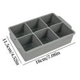thumbnail image 3 of Ice Cubes Trays, Food Grade Silicone Large Square Ice Cubes Mold for Cocktails, Non-Stick Easy Release Big Ice Cubes Maker Tray for Whiskey and Homemade Freezer, 3 of 4