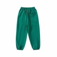 thumbnail image 6 of lnmuld Boys Solid Wide Leg Sweatpants Elastic Waist Pleated Design Loose Street Kids Trousers Green,6-8 Years, 6 of 7