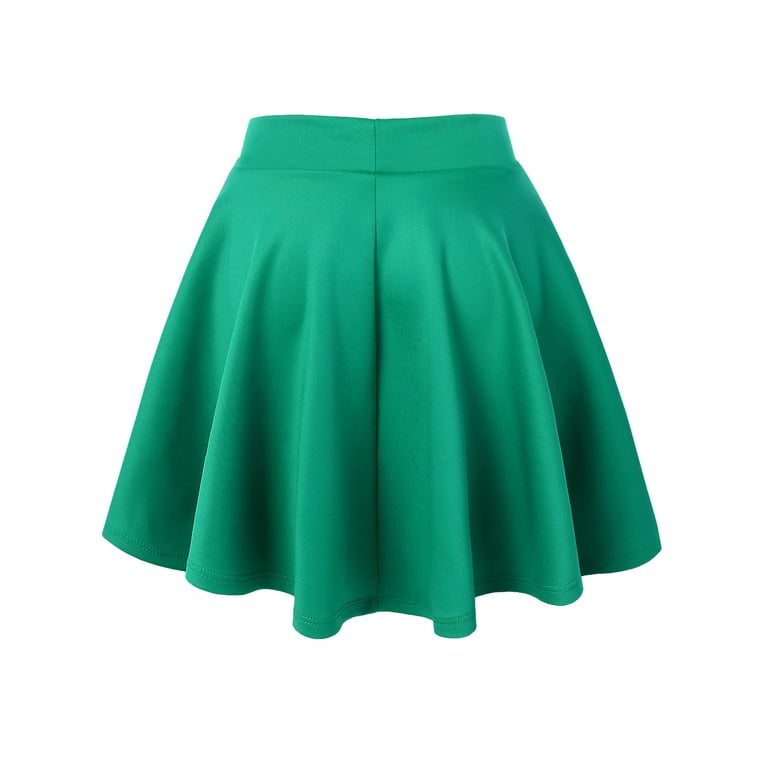 Made by Johnny Women's Basic Versatile Stretchy Flared