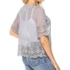 thumbnail image 2 of Txlixc - Bolero transparente de manga corta con parte delantera abierta para mujer, color sólido Txlixc Sexy, 2 of 7