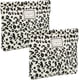 thumbnail image 1 of ZYNERY Bolsa de maquillaje de leopardo de 2 piezas para mujeres , bolsa de maquillaje con cremallera de gran capacidad, bolsa de almacenamiento adecuada para viajes diarios (estilo blanco y negro), 1 of 7
