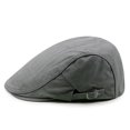 thumbnail image 1 of Boina de talla grande para hombre, gorra artística con visera para primavera y otoño, sombrero informal que combina con todo para mujer, sombrero de pintor retro británico para hombre., 1 of 6