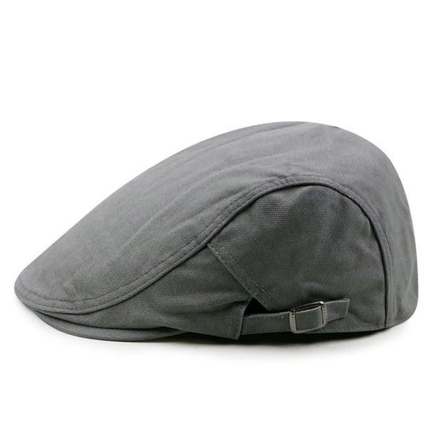 Boina de talla grande para hombre, gorra artística con visera para primavera y otoño, sombrero informal que combina con todo para mujer, sombrero de pintor retro británico para hombre.