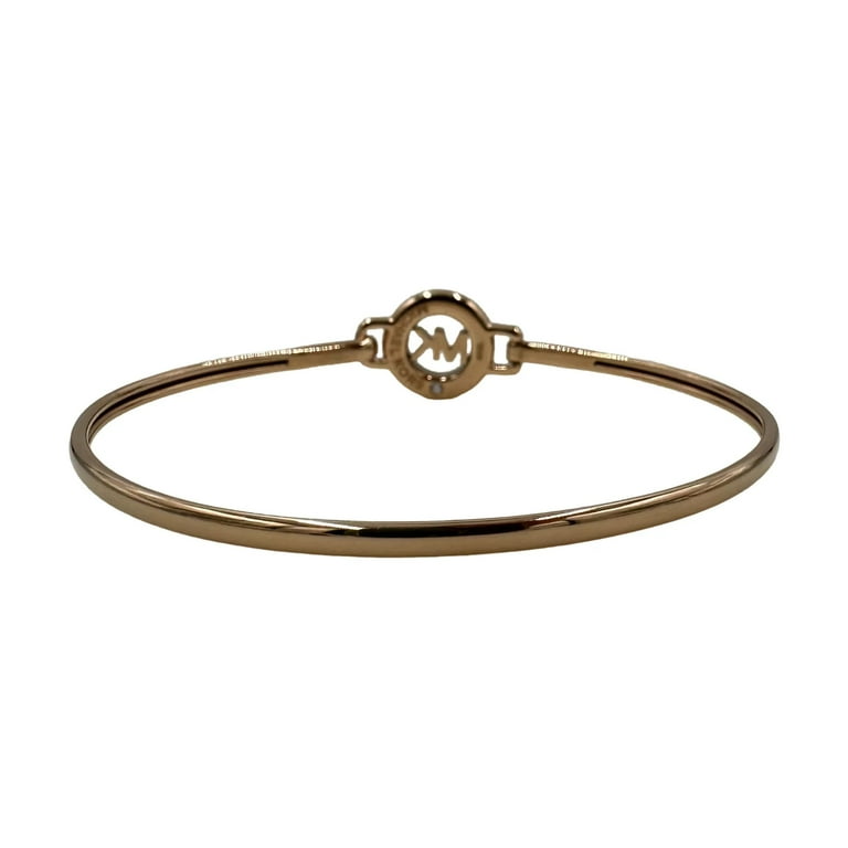 Micheal Kors Rose-Gold Logo Bracelet - MKJX6521791 - Walmart.com