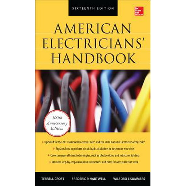 American Electricians Handbook Sixteenth Edition Com American Electricians Handbook, Best Electrical Wiring Book For Beginners
