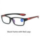 thumbnail image 5 of Gafas de presbicia, gafas de presbicia deportivas con marco de dos colores y anti luz azul, gafas de presbicia con marco negro y rojo, gafas de presbicia para hombres y mujeres, gafas claras, 5 of 5
