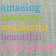 thumbnail image 3 of CafePress - Great Gram Amazing Awesome - Women's Nightshirt, 3 of 4