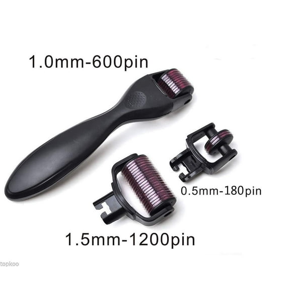 Healthy Care Derma Roller Microneedling Instrument for Face - Titanium Micro Needles Skin Care Tool