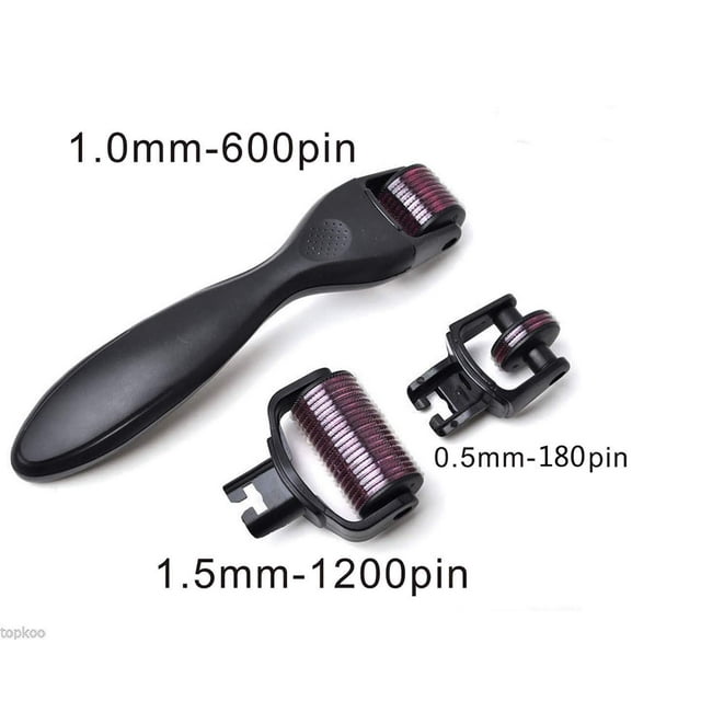 Healthy Care Derma Roller Microneedling Instrument for Face - Titanium Micro Needles Skin Care Tool