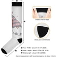 thumbnail image 3 of FREEAMG Cute Valentine's Day Gnome Elf Compression Socks for Women and Men(2Pairs)-Best Support for Running, Athletic, Nursing, Travel, 3 of 7