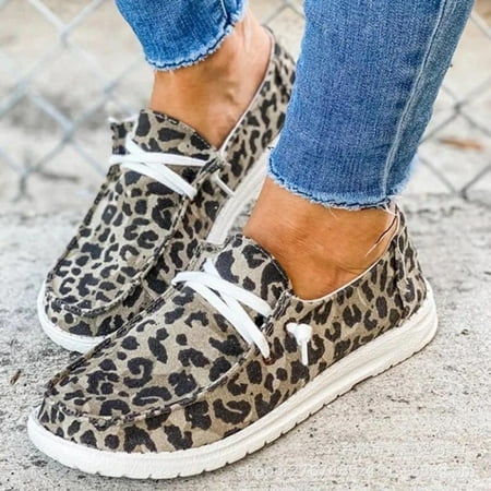

Women Canvas Loafers Comfortable Casual Flat Shoes