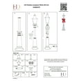 thumbnail image 4 of Haute Decor 48 in. Christmas LED Lamppost Christmas Decoration, 4 of 5