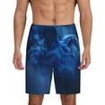 thumbnail image 1 of Fotbe Pegasus Night Sky Pantalones Cortos de Pijama para Hombre, Ropa de Dormir, Pantalones de Pijama Cortos para Hombre-X-Large, 1 of 6