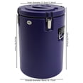 thumbnail image 2 of Blue 40L/42.27Qt Insulated Food Container, Stainless Steel Container, 40L Commercial Soup Carrier 15 Hours Heat Preservation for Hot and Cold Food Storage Restaurant Canteen Home Lunch Use, 2 of 21