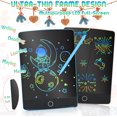 thumbnail image 2 of Tableta para niños de 8,5 pulgadas, tableta de dibujo de pizarra LCD con pantalla colorida, bloc de escritura borrable, juguete educativo de 3 4 5 6 7 8 años regalo para niñas y niños, 2 of 5