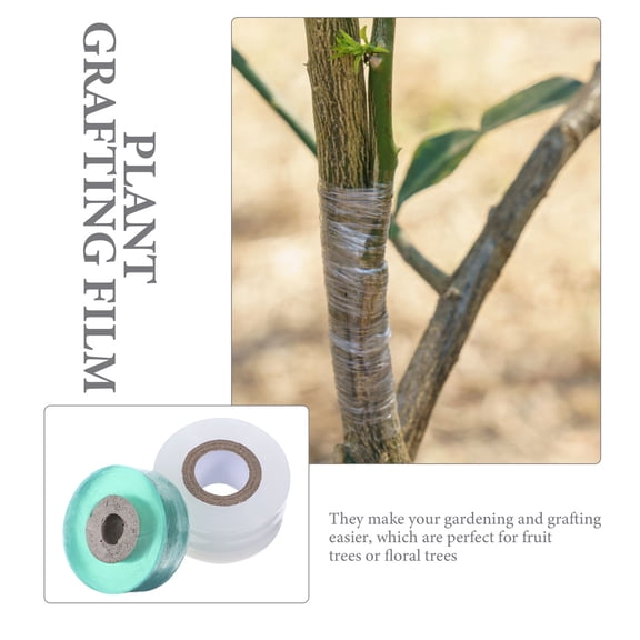ADDHAT Budding Tape for Grafting Green for Gardeners in Plant Grafting 2 Rolls