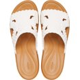 thumbnail image 2 of Sandalia Crocs Brooklyn Tejida con Tacón, Color Tiza, Talla 11, 2 of 6
